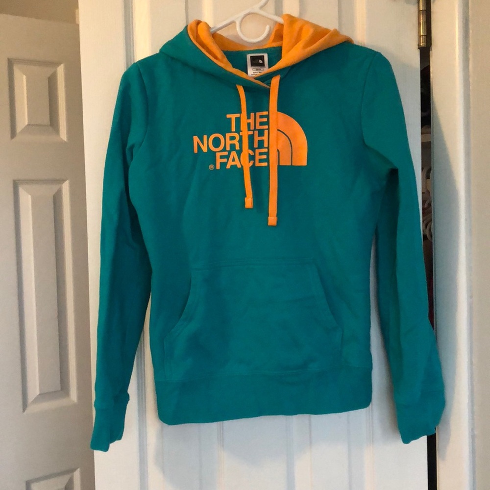 The North Face sweatshirt